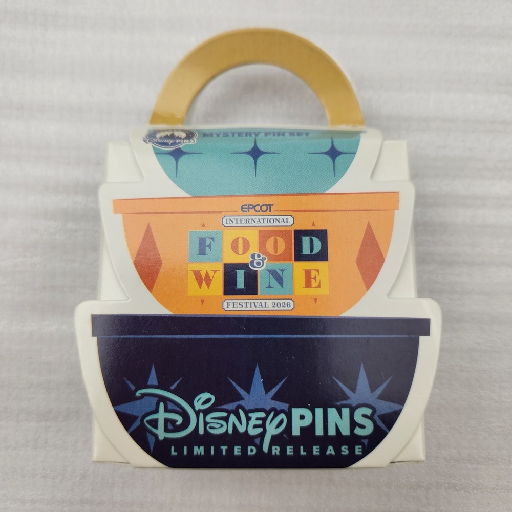 Disney EPCOT Food and Wine Festival 2026 Mystery Pin Set Limited Release New